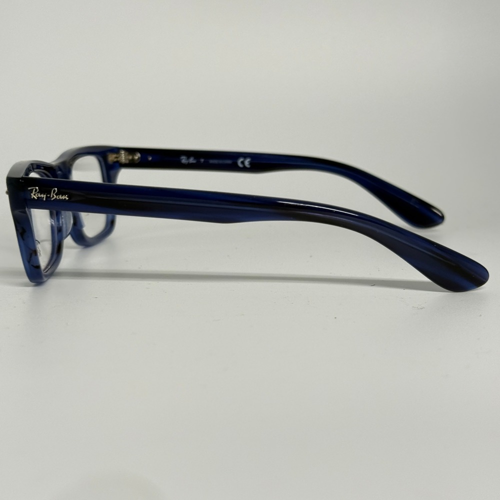Ray Ban Burbank Jr RB9083V 3848 Blue Striped Eyeglass Frames 43-19 130 Kids - Picture 2 of 7